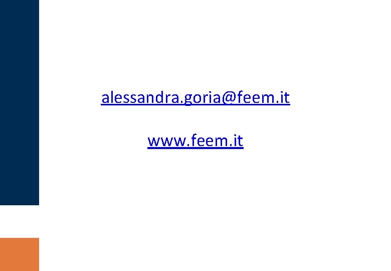alessandra. goria@feem. it www. feem. it 