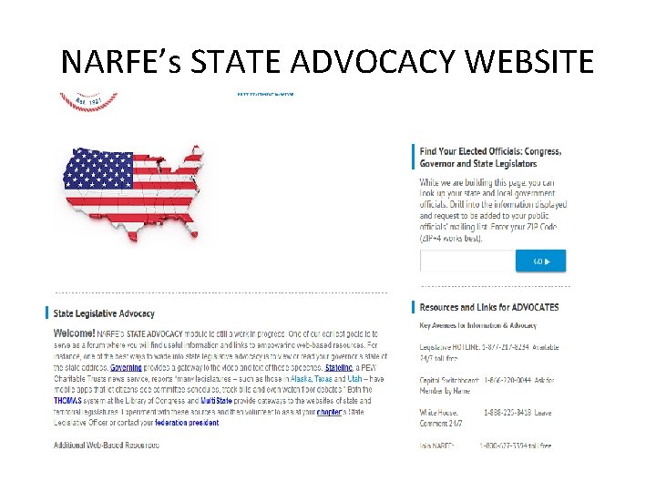 NARFE’s STATE ADVOCACY WEBSITE 