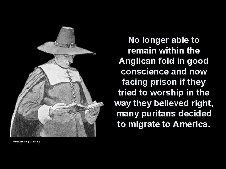 No longer able to remain within the Anglican fold in good conscience and now