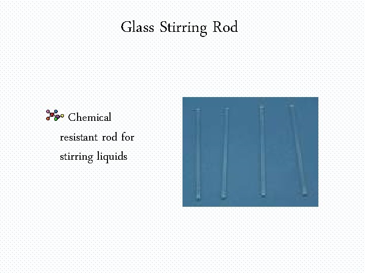 Glass Stirring Rod Chemical resistant rod for stirring liquids 