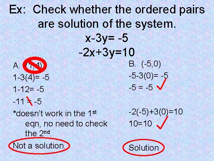 3 1 Solving Linear Systems by Graphing ObjectivesAssignment