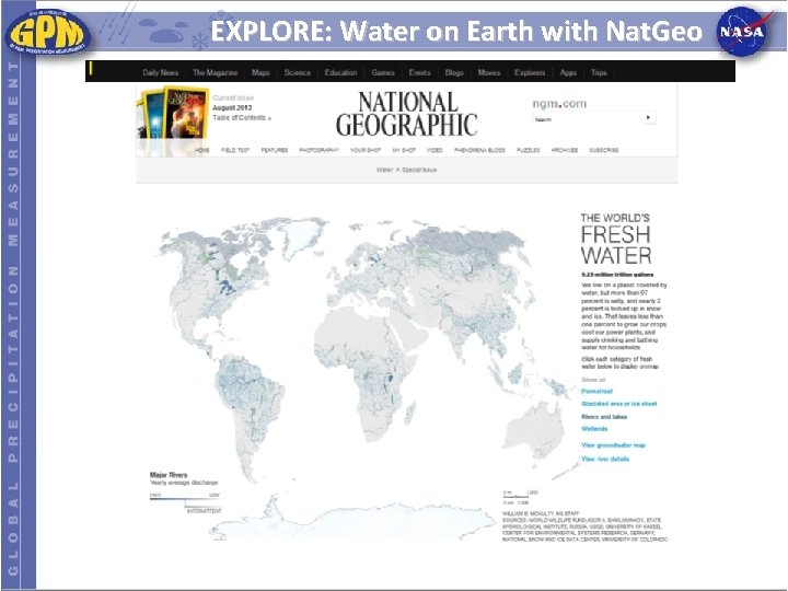 EXPLORE: Water on Earth with Nat. Geo 