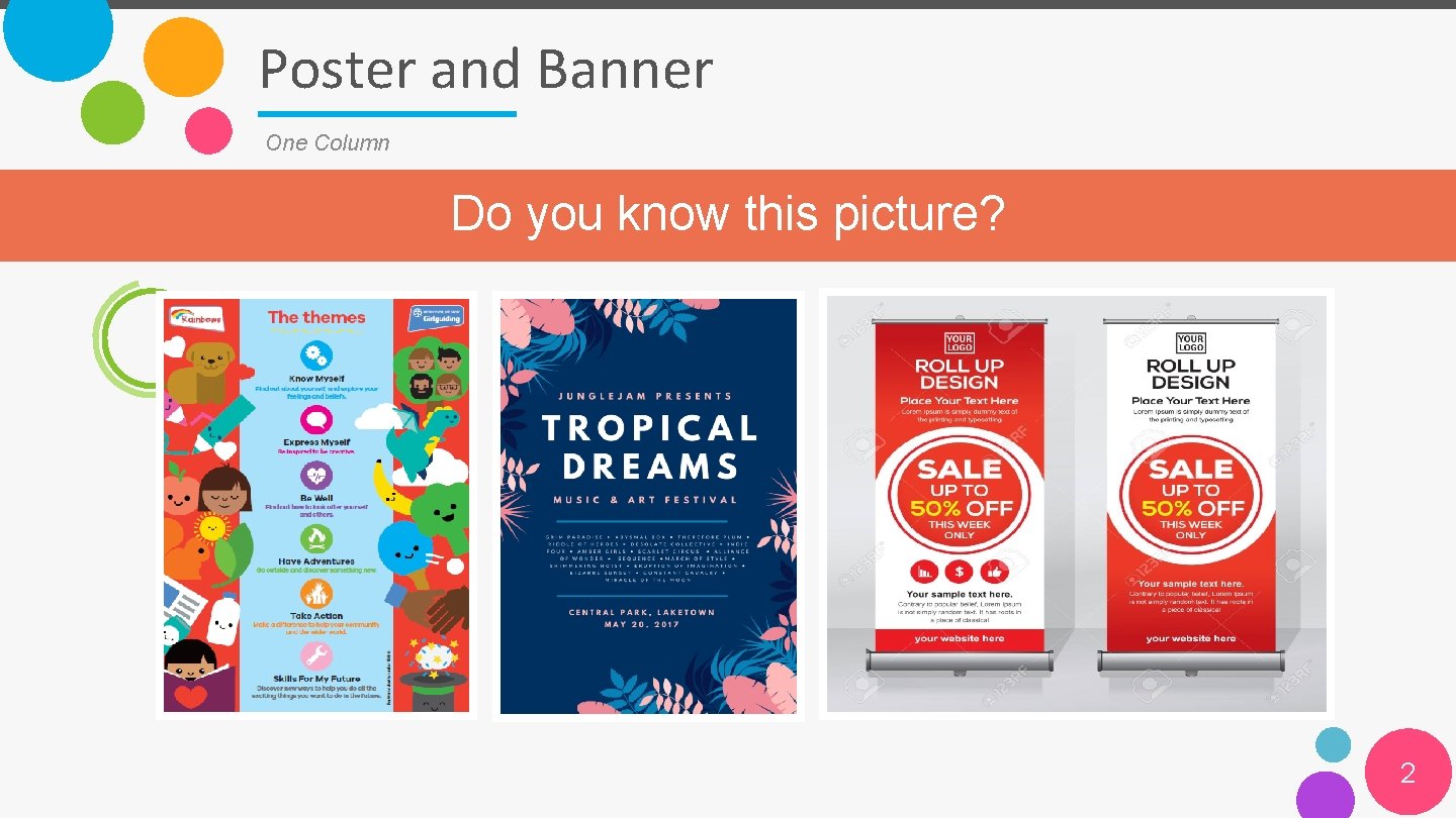 Poster and Banner One Column Do you know this picture? 2 