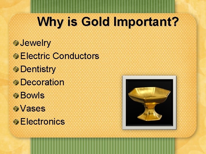 What is Gold By Julia Ugras What Are
