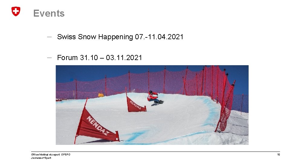 Events - Swiss Snow Happening 07. -11. 04. 2021 - Forum 31. 10 –