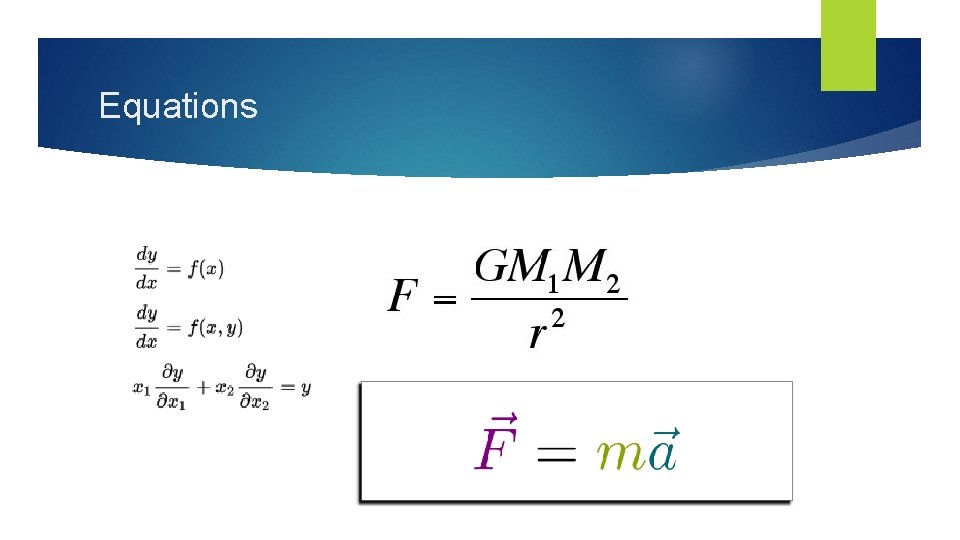 Equations 