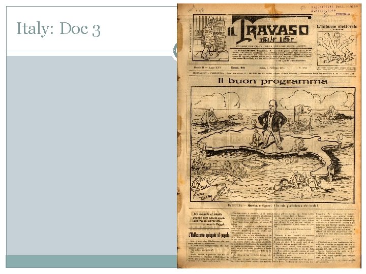 Italy: Doc 3 