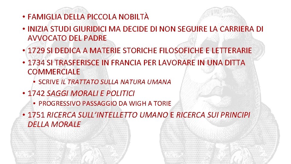  • FAMIGLIA DELLA PICCOLA NOBILTÀ • INIZIA STUDI GIURIDICI MA DECIDE DI NON