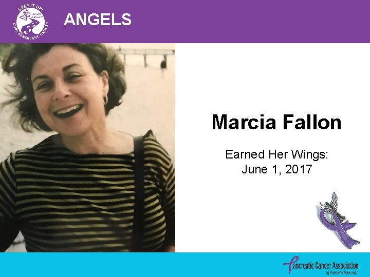 ANGELS Marcia Fallon Earned Her Wings: June 1, 2017 