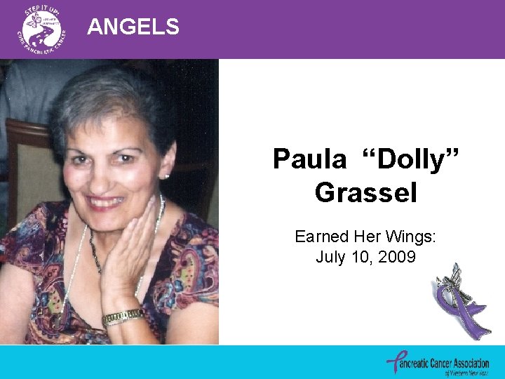 ANGELS Paula “Dolly” Grassel Earned Her Wings: July 10, 2009 