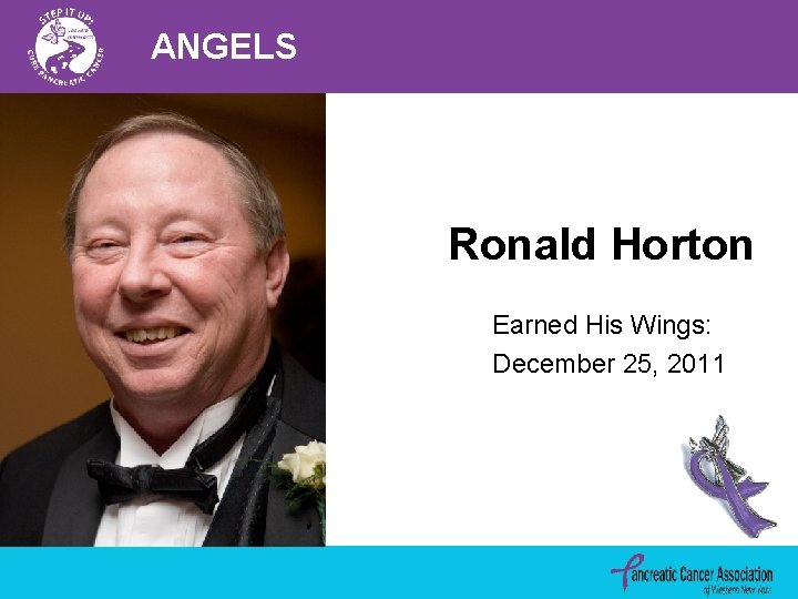 ANGELS Ronald Horton Earned His Wings: December 25, 2011 