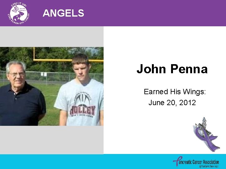 ANGELS John Penna Earned His Wings: June 20, 2012 