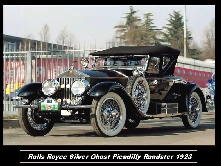 Rolls Royce Silver Ghost Picadilly Roadster 1923 