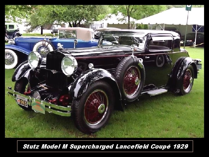 Stutz Model M Supercharged Lancefield Coupé 1929 