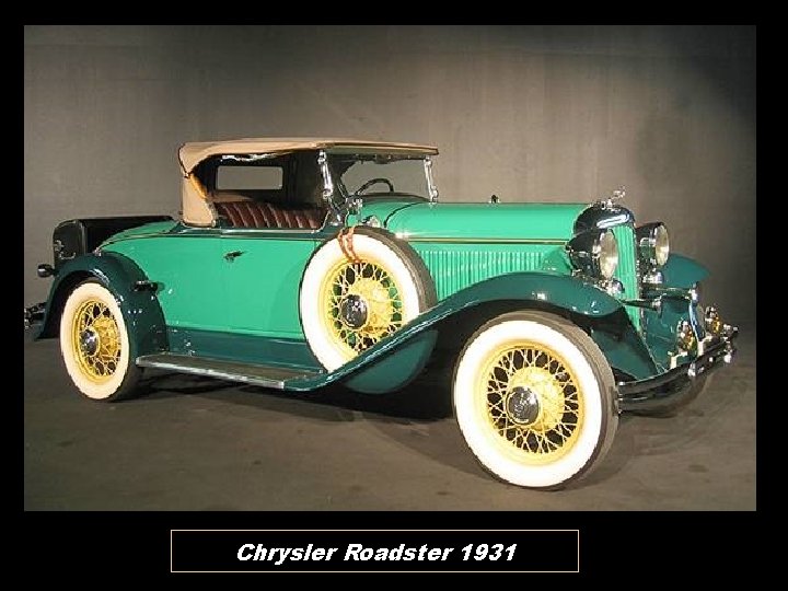 Chrysler Roadster 1931 