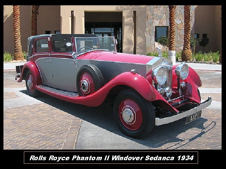 Rolls Royce Phantom II Windover Sedanca 1934 