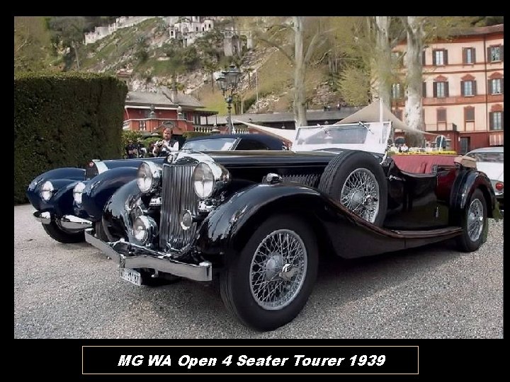 MG WA Open 4 Seater Tourer 1939 