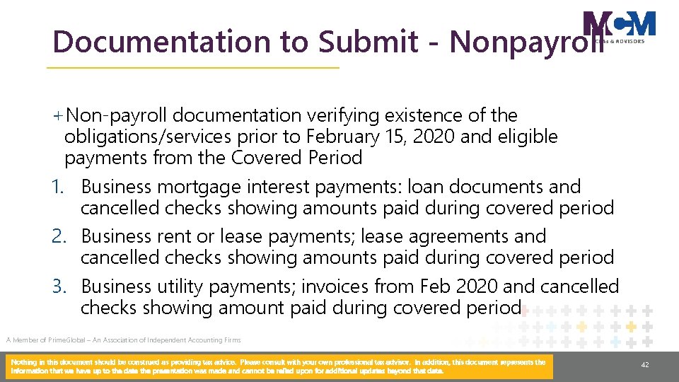 Documentation to Submit - Nonpayroll +Non-payroll documentation verifying existence of the obligations/services prior to