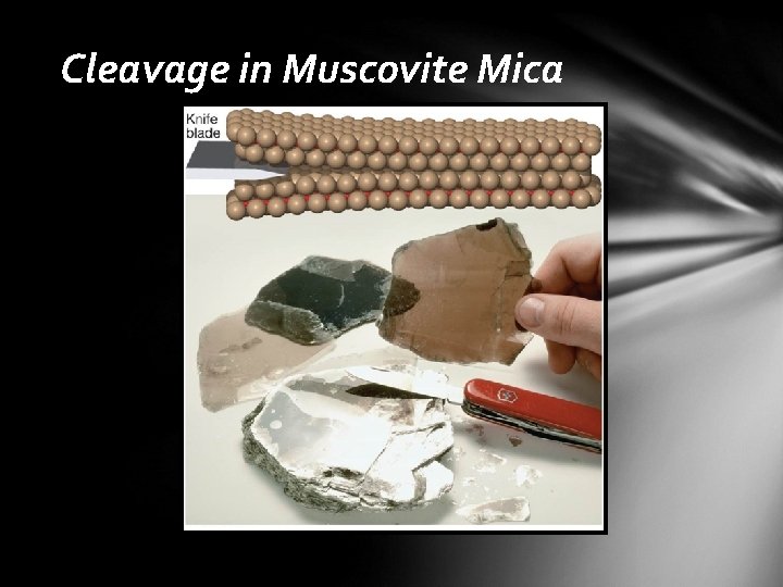 Cleavage in Muscovite Mica 