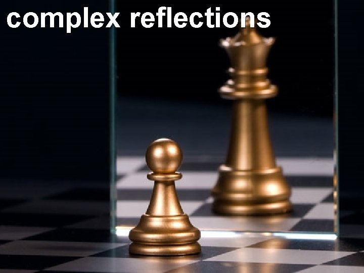 complex reflections 