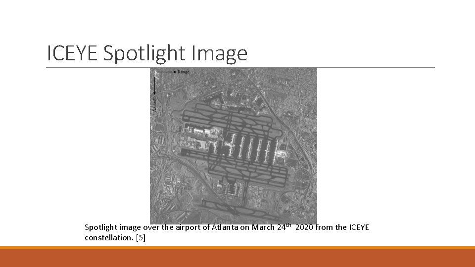 ICEYE Spotlight Image Spotlight image over the airport of Atlanta on March 24 th