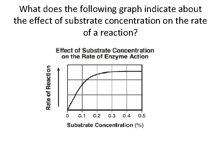 What does the following graph indicate about the effect of substrate concentration on the