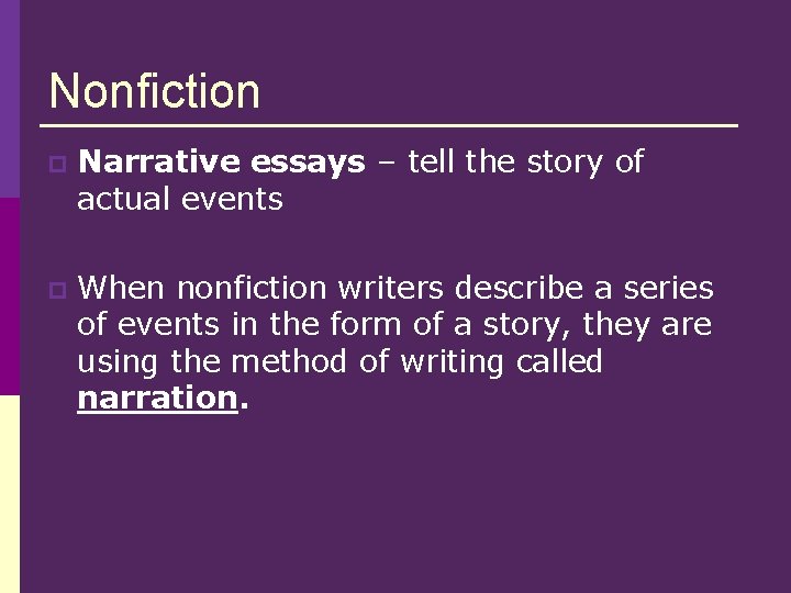 The Elements of Nonfiction Grade 7 Objectives p