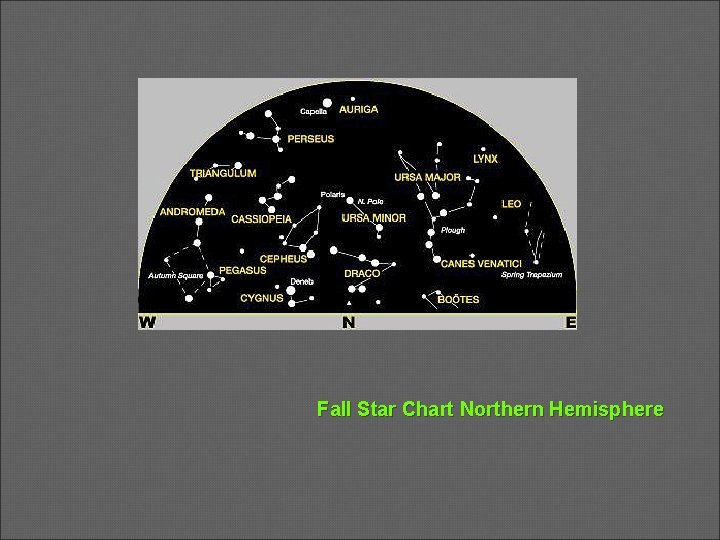 Fall Star Chart Northern Hemisphere 