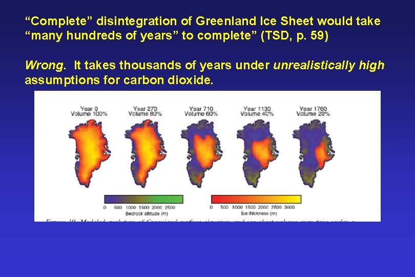 “Complete” disintegration of Greenland Ice Sheet would take “many hundreds of years” to complete”