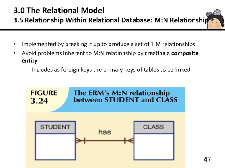 3. 0 The Relational Model 3. 5 Relationship Within Relational Database: M: N Relationship