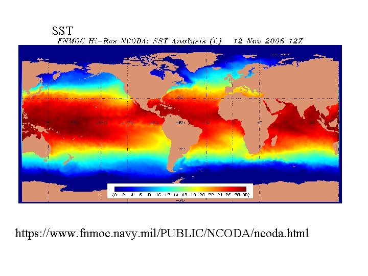 SST https: //www. fnmoc. navy. mil/PUBLIC/NCODA/ncoda. html 