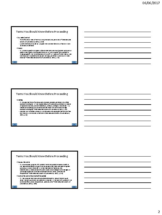 06/06/2017 Terms You Should Know Before Proceeding • Discrete Control • “On/off control. One