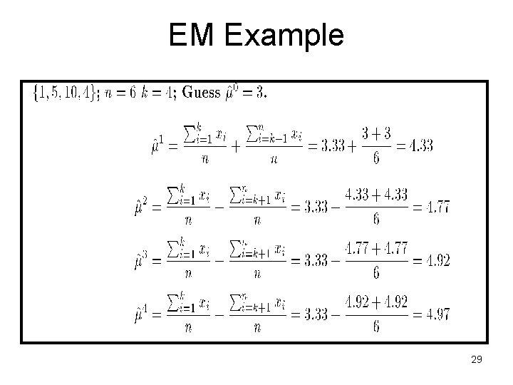 EM Example 29 EM Example 29