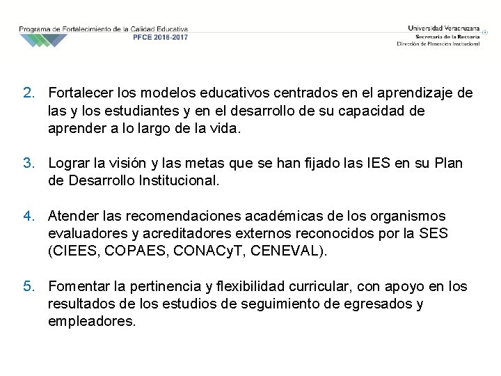 2. Fortalecer los modelos educativos centrados en el aprendizaje de las y los estudiantes