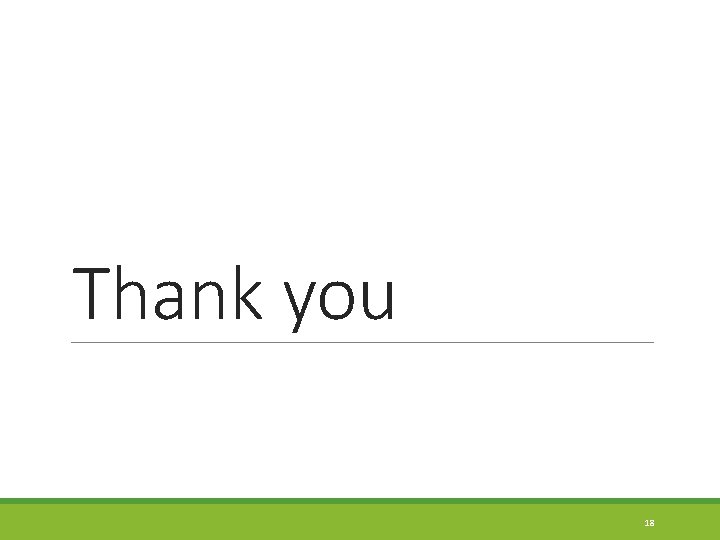 Thank you 18 