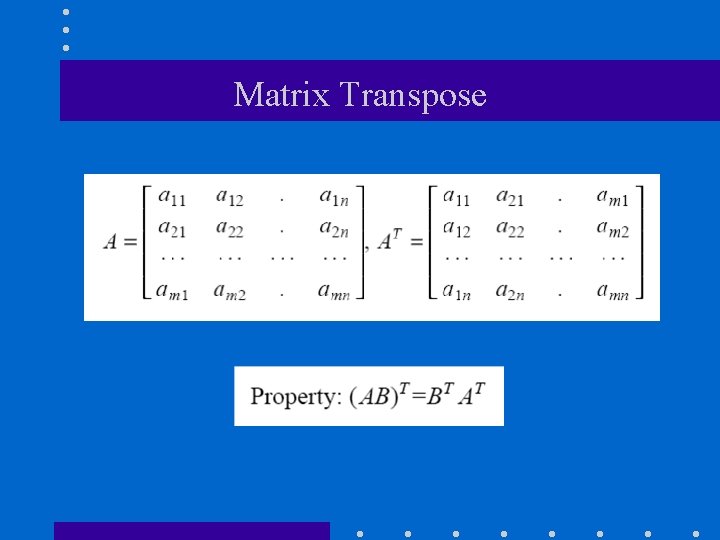 Matrix Transpose 