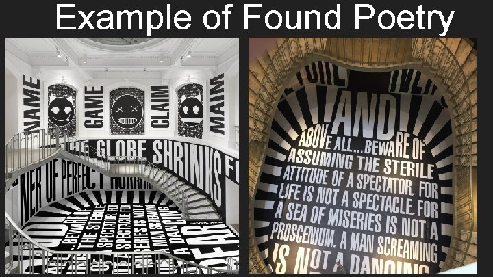Example of Found Poetry 