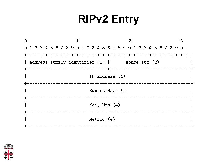 RIPv 2 Entry 