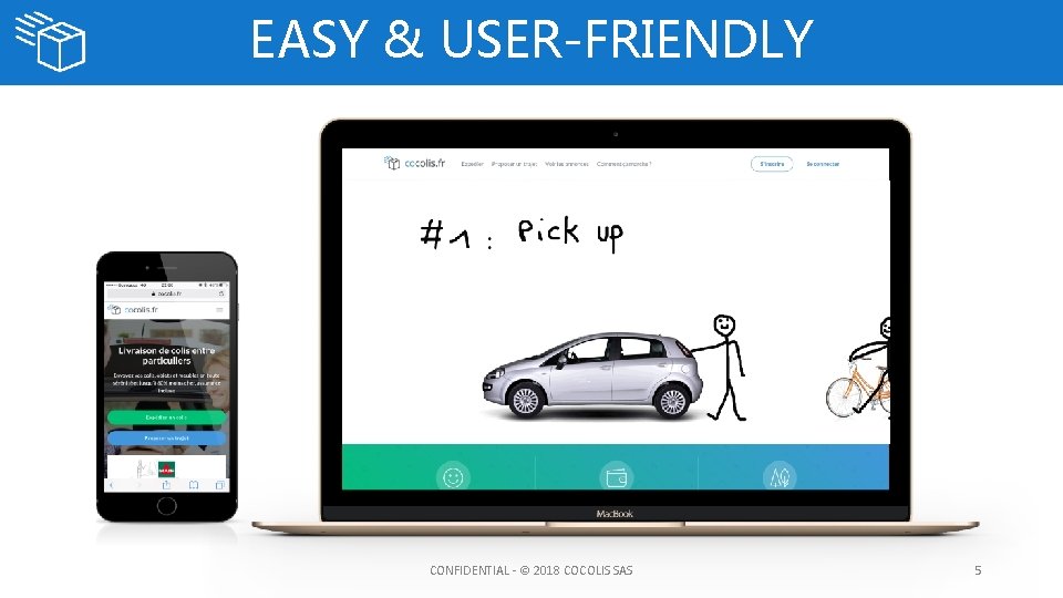 EASY & USER-FRIENDLY CONFIDENTIAL - © 2018 COCOLIS SAS 5 