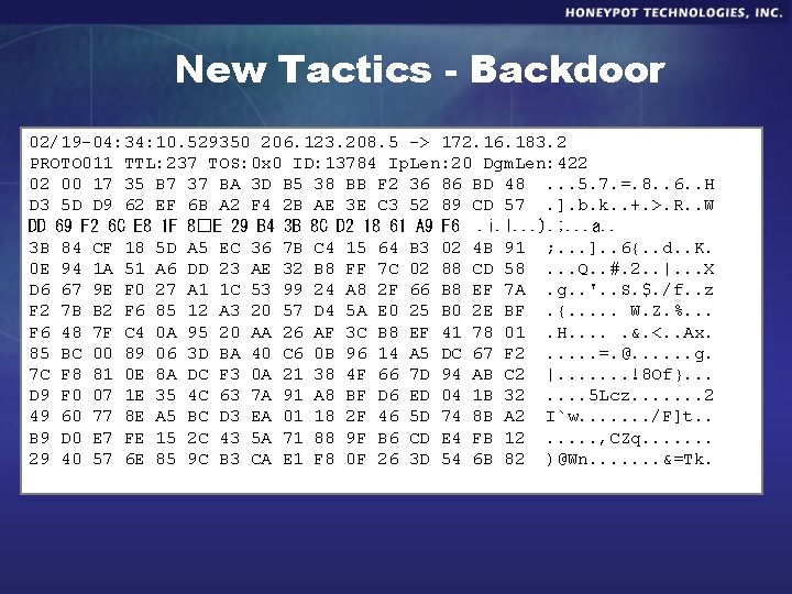 New Tactics - Backdoor 02/19 -04: 34: 10. 529350 206. 123. 208. 5 ->