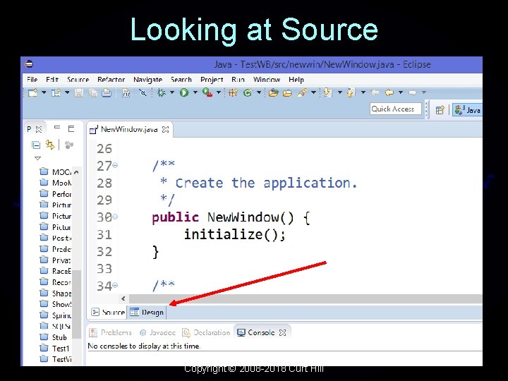 Looking at Source Copyright © 2008 -2018 Curt Hill 