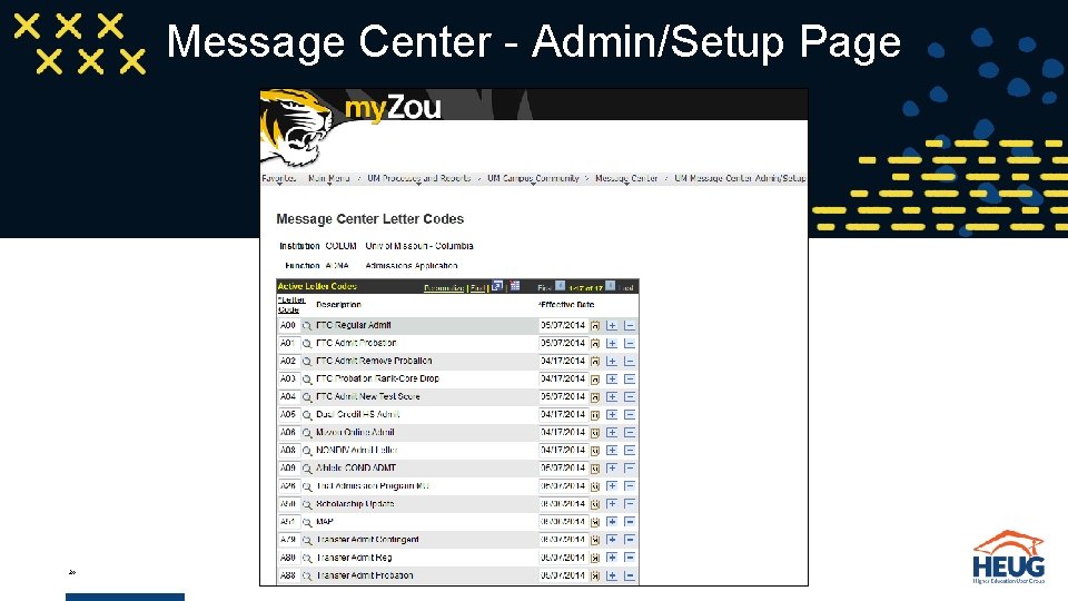 Message Center - Admin/Setup Page 24 