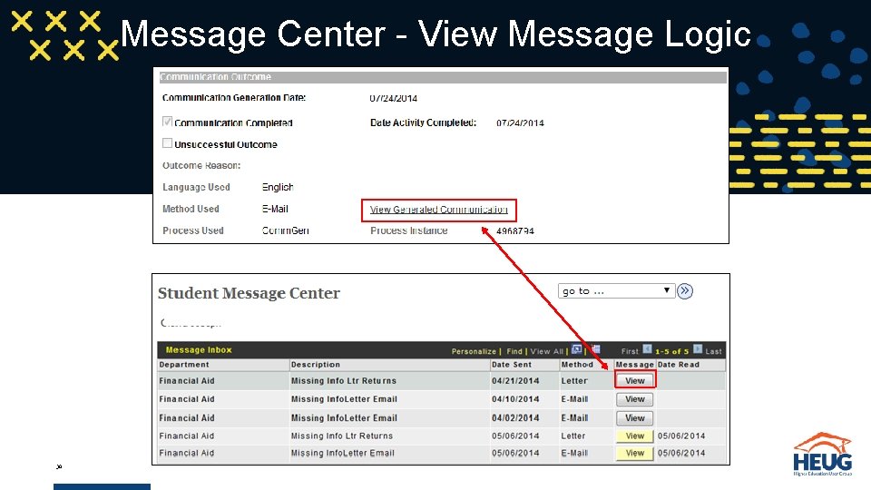 Message Center - View Message Logic 30 
