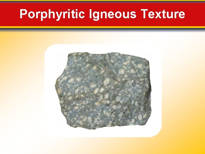 Porphyritic Igneous Texture 