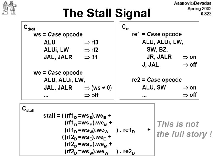 The Stall Signal 