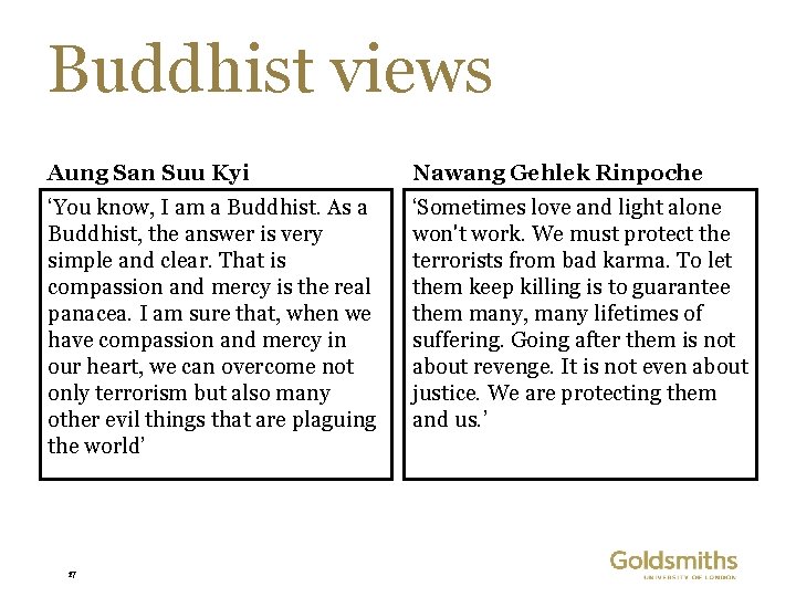 Buddhist views Aung San Suu Kyi Nawang Gehlek Rinpoche ‘You know, I am a