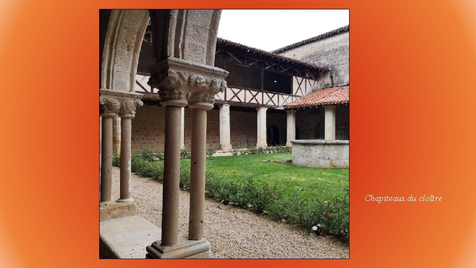 Chapiteaux du cloître 
