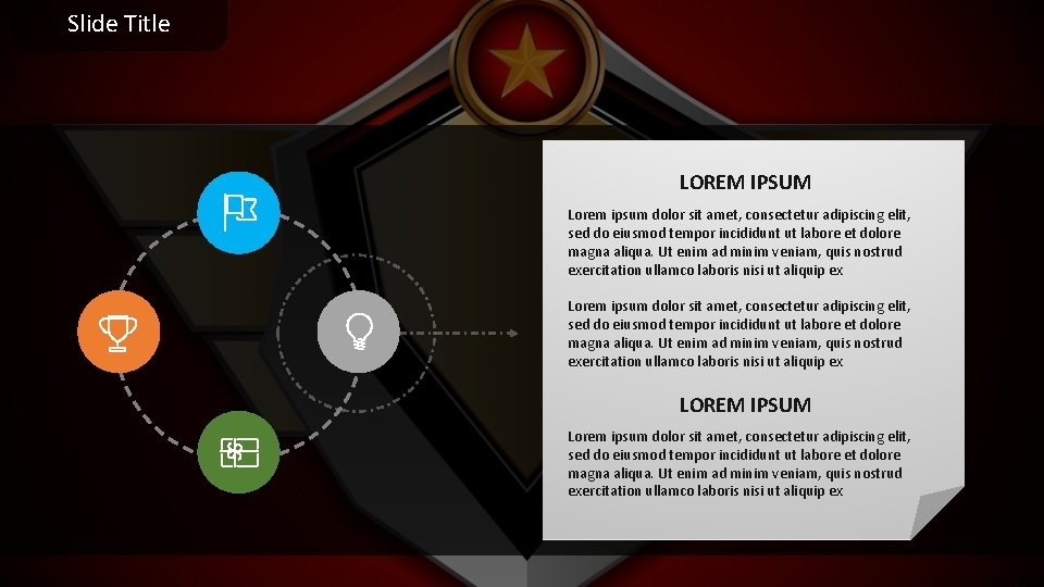 Slide Title LOREM IPSUM Lorem ipsum dolor sit amet, consectetur adipiscing elit, sed do