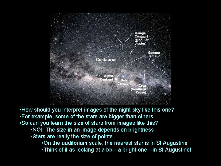 • How should you interpret images of the night sky like this one?