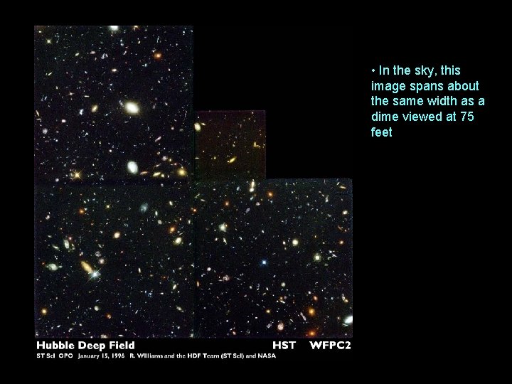  • In the sky, this image spans about the same width as a